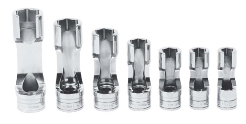 How To Flare A Brake Line >> 7 pc 3/8" Drive SAE 6-Point Flank Drive® Flare Nut Socket Set How To Flare A Brake Line >> 7 pc 3/8" Drive SAE 6-Point Flank Drive® Flare Nut Socket Set