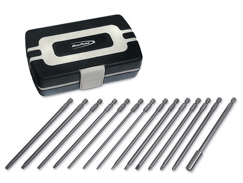 HARFINGTON 2pcs T9 Security Torx Bit 1/4" Hex Shank 3" Long S2 Steel Magnetic Tamper Resistant Star Bits Screwdriver Torx Head With Hole For Driver Drill Bits Remove Fastening Screws