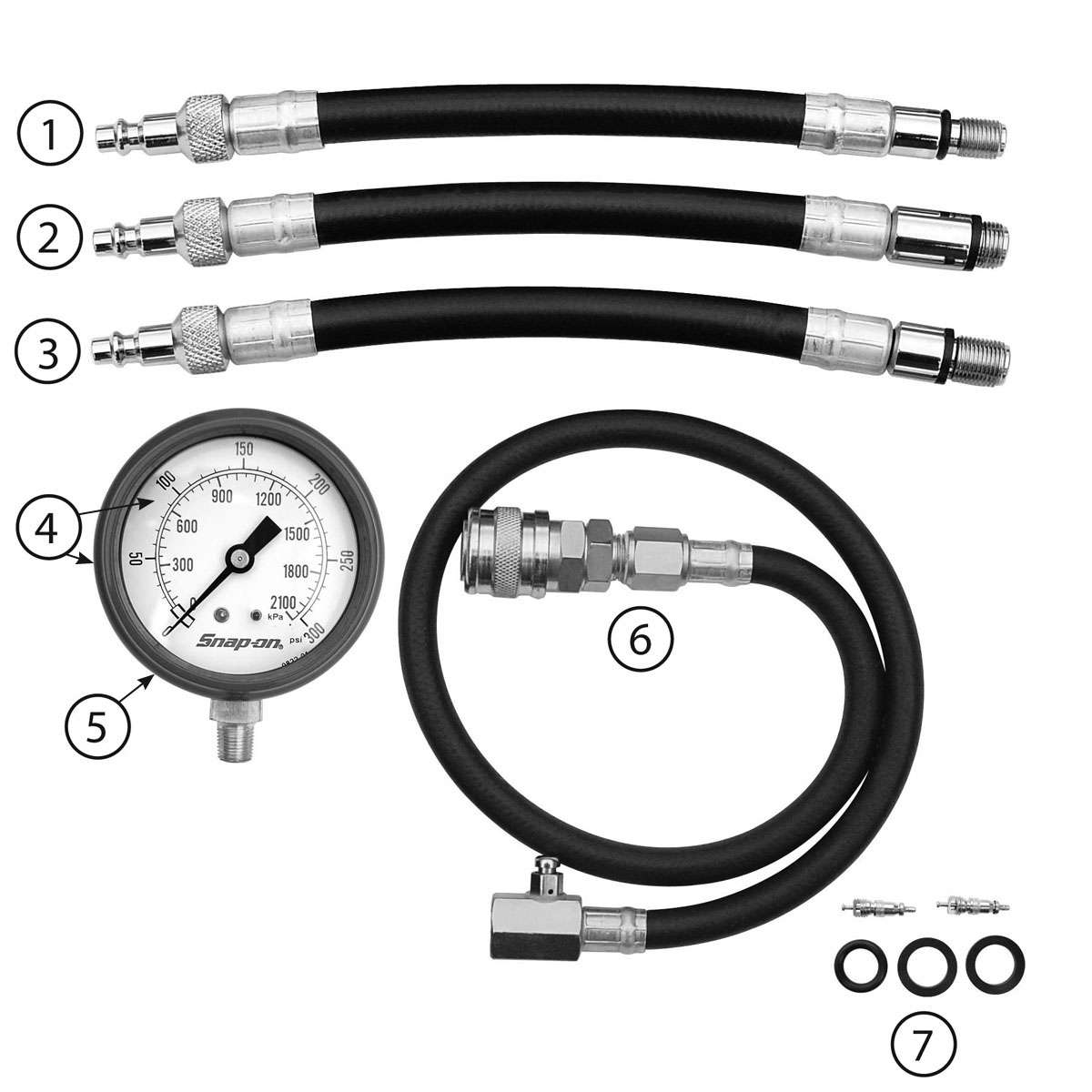 Set, Automotive Compression Gauge