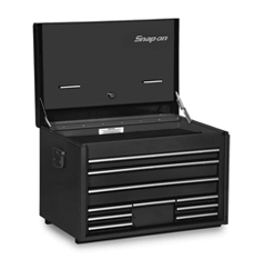 Top Chest, Road, Heavy Duty, 10 Drawers, Gloss Black