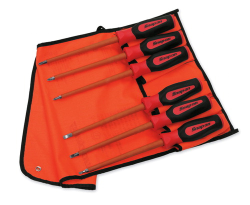 6 pc Non-Conductive Composite Slim Tip Combination Screwdriver Set