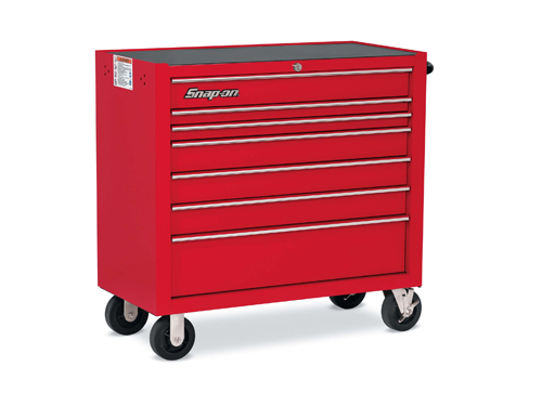 Toolbox With Drawers That Go All The Way Across The Garage