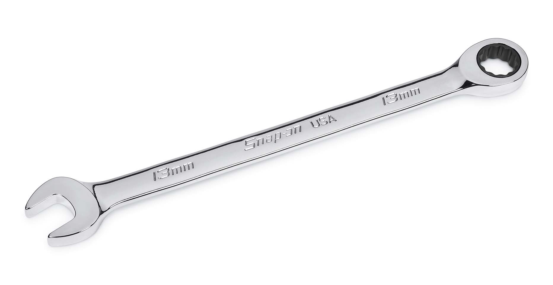 13 mm 12Point Metric 0° Offset Ratcheting Combination Wrench