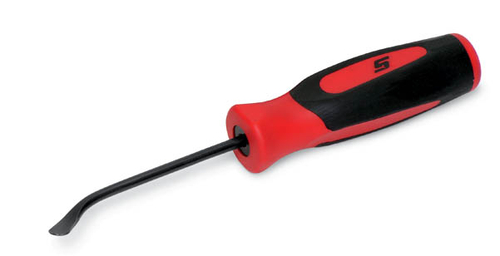 Red Short Soft Grip Contoured Seal Removal Tool