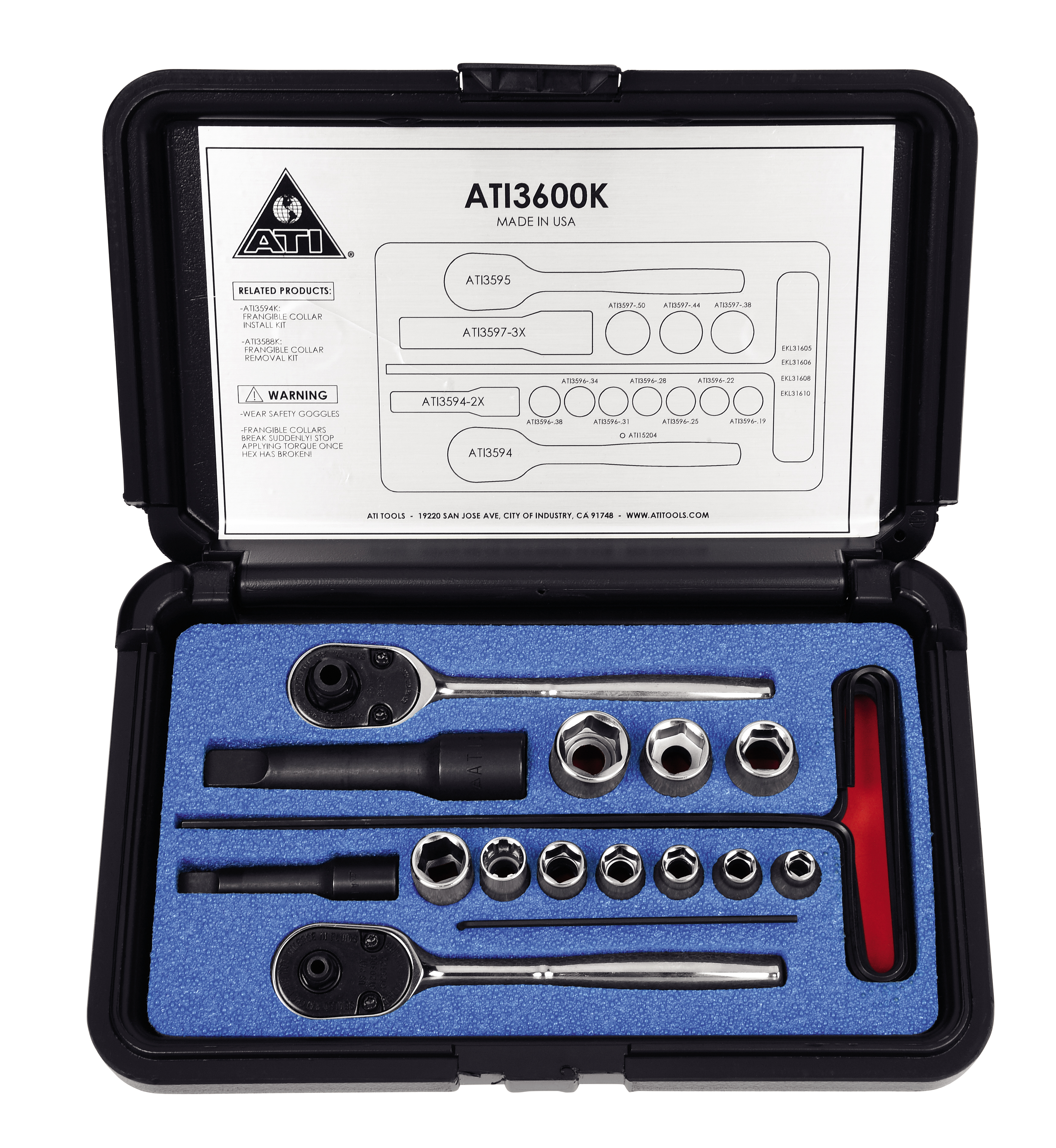 Comprehensive Frangible Collar Installation Kit