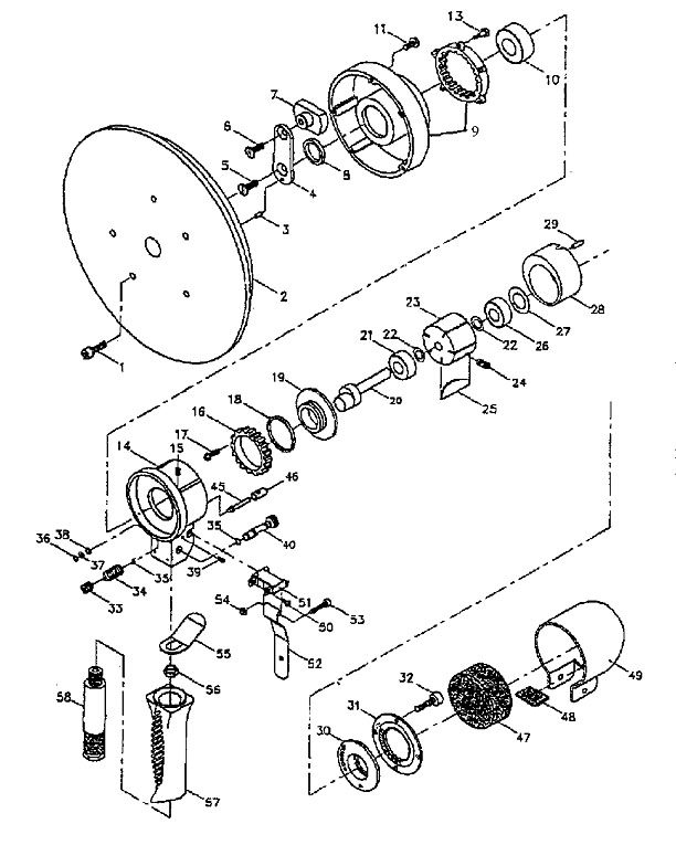 Sander, Air, Orbital, Geared, 8